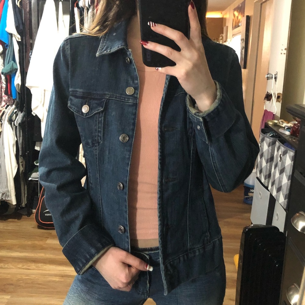 Geoffrey Beene Jean Jacket